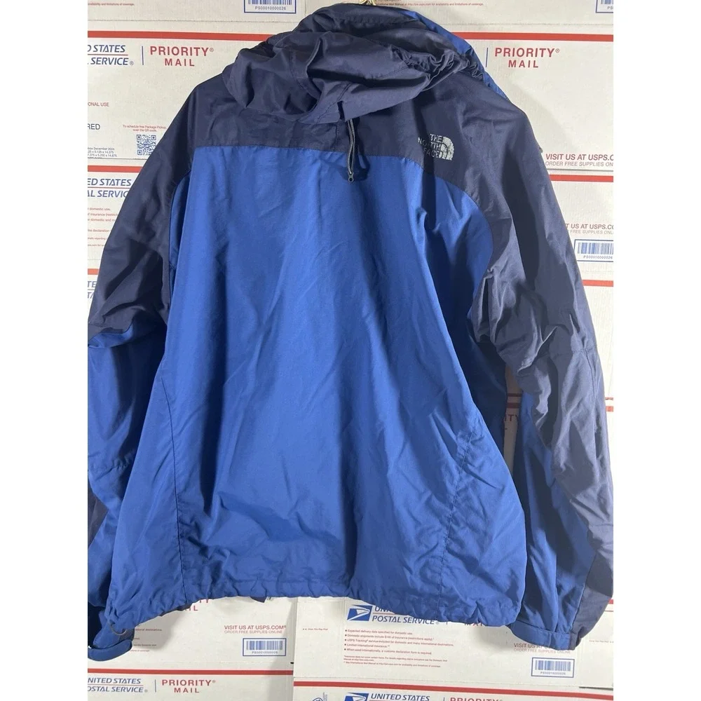 Vintage The North Face Hydrenalite Shell Hoodie Hoody Jacket Blue Grey Men's‎ XL